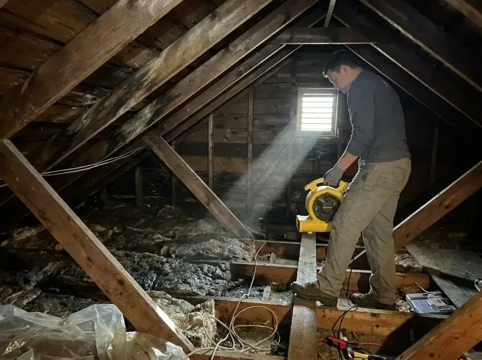 attic-water-damage-drying-proc-007 — frequently asked questions, Emergency Water Extraction & 24/7 Flood Response in Garrett…